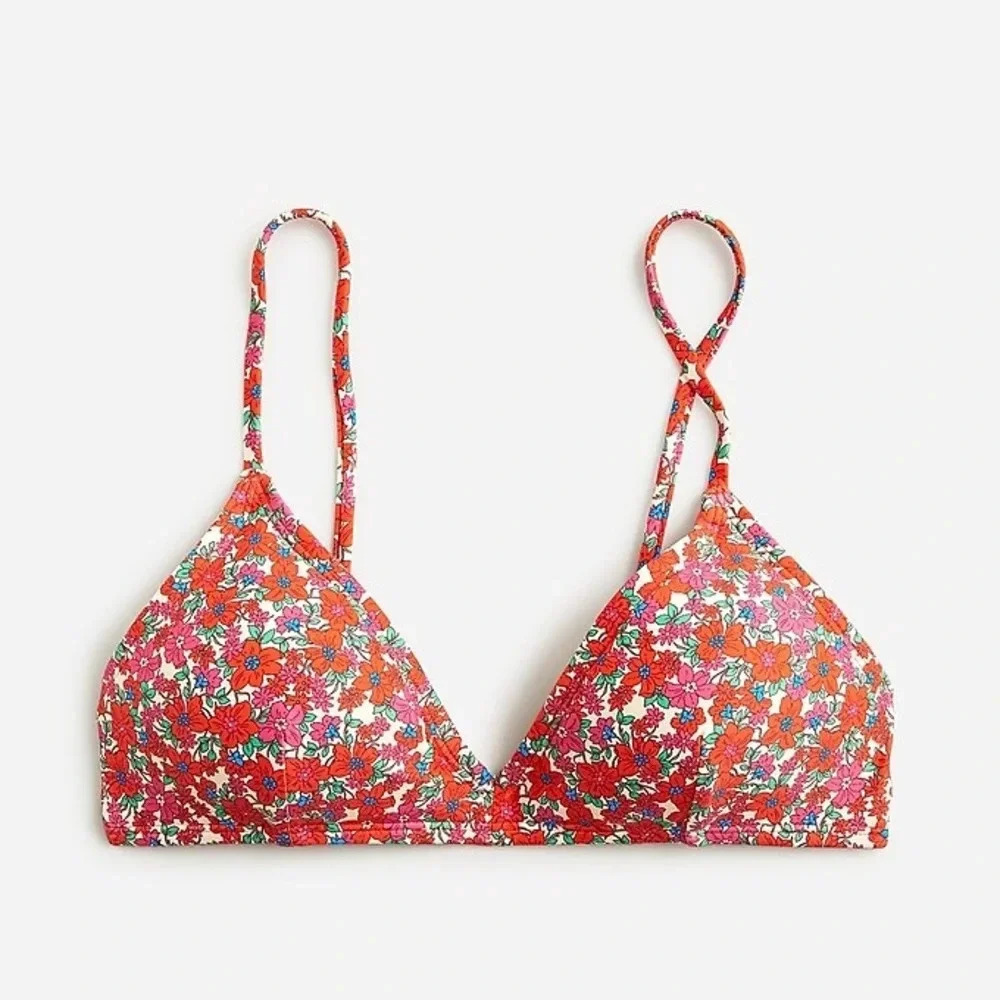 NWT J Crew French Bikini Top